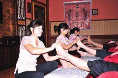 永和足疗技师培训学校学员